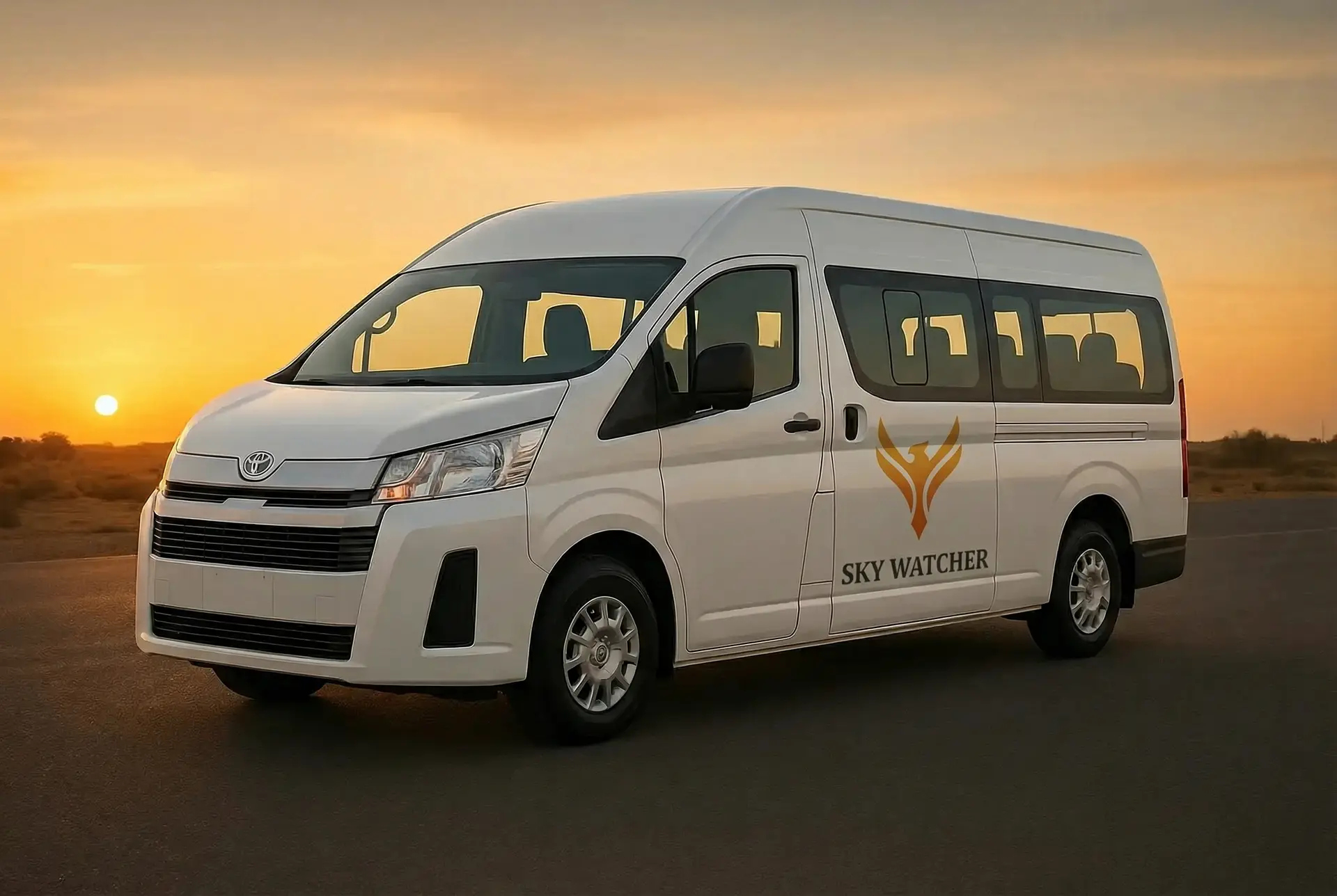 فان نقل فاخر من Sky Watcher لرحلات آمنة ومريحة داخل المدينة